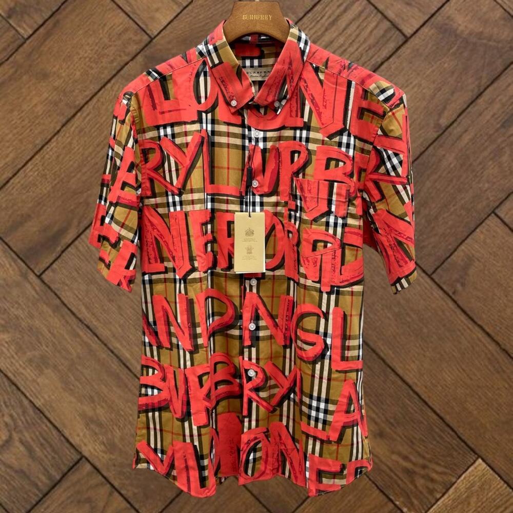 Burberry Red Shirt